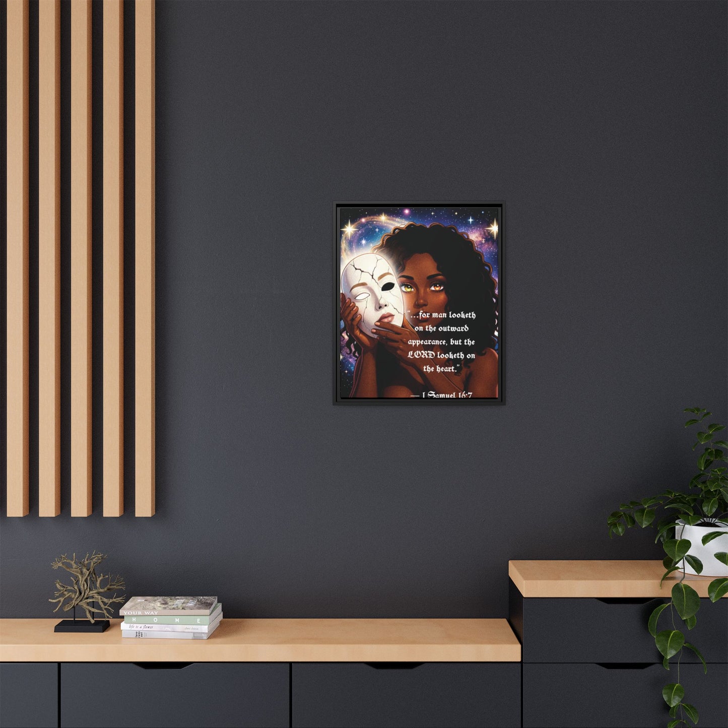 The Heart by Bleu Matte Canvas