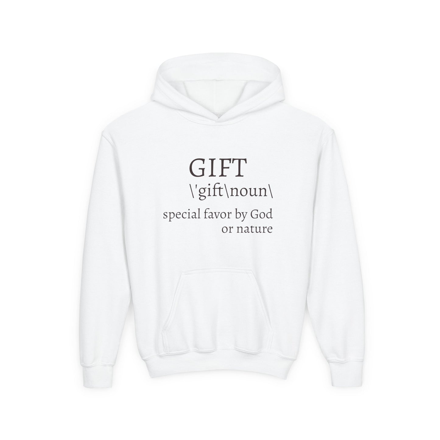 Inspirational Gift Hoodie for Youth - Special Favor by God