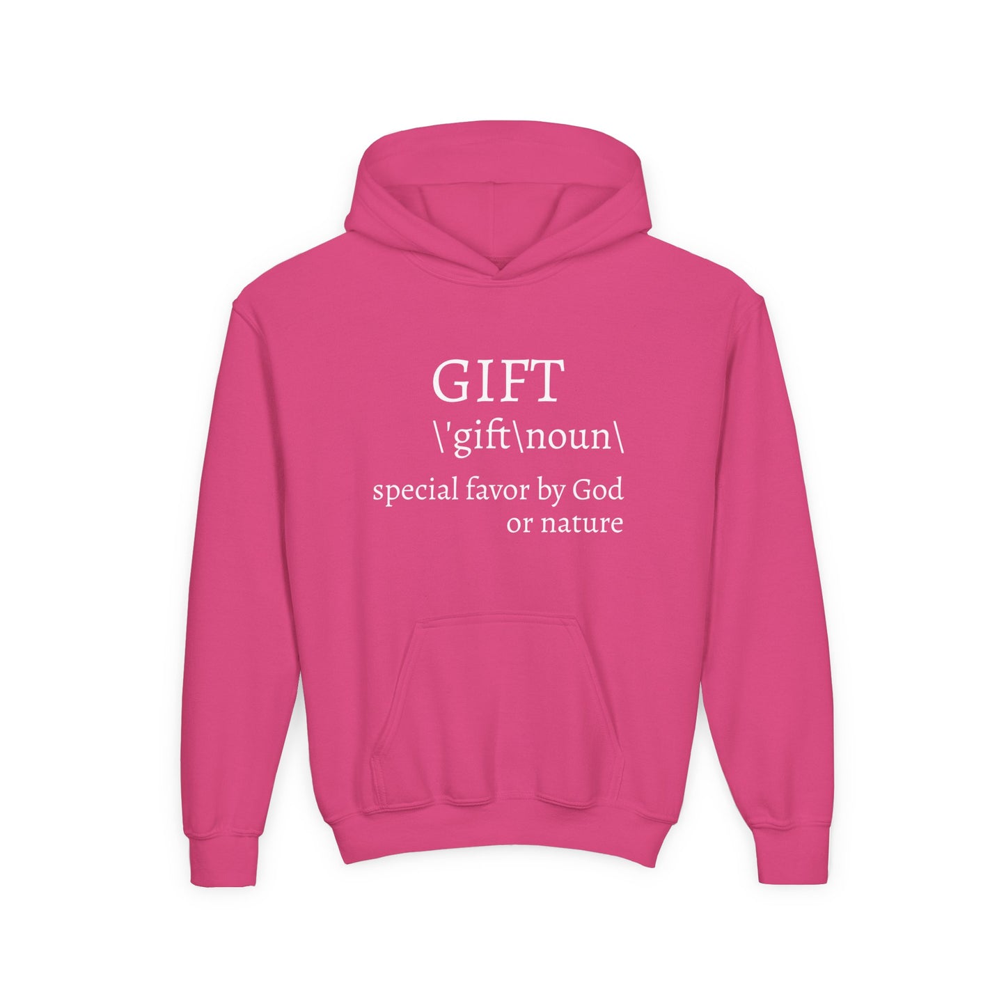Inspirational Gift Hoodie for Youth - Special Favor by God