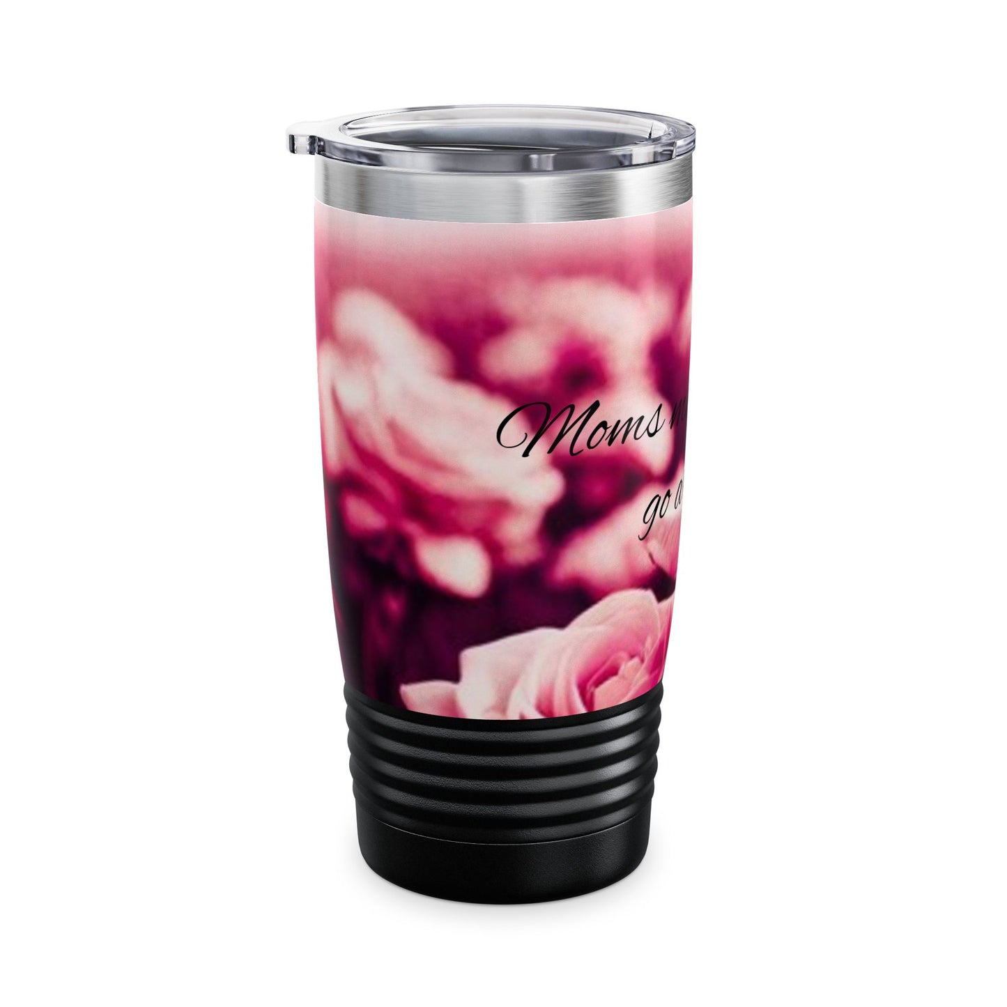 Inspirational Mom Ringneck Tumbler | Floral 20oz Travel Mug