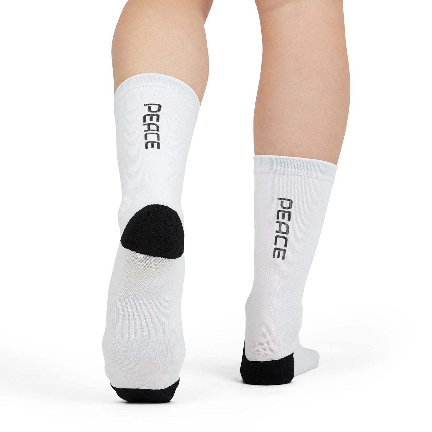 Peaceful Vibes Sublimation Crew Socks - Stylish & Comfy Footwear for Everyday Wear