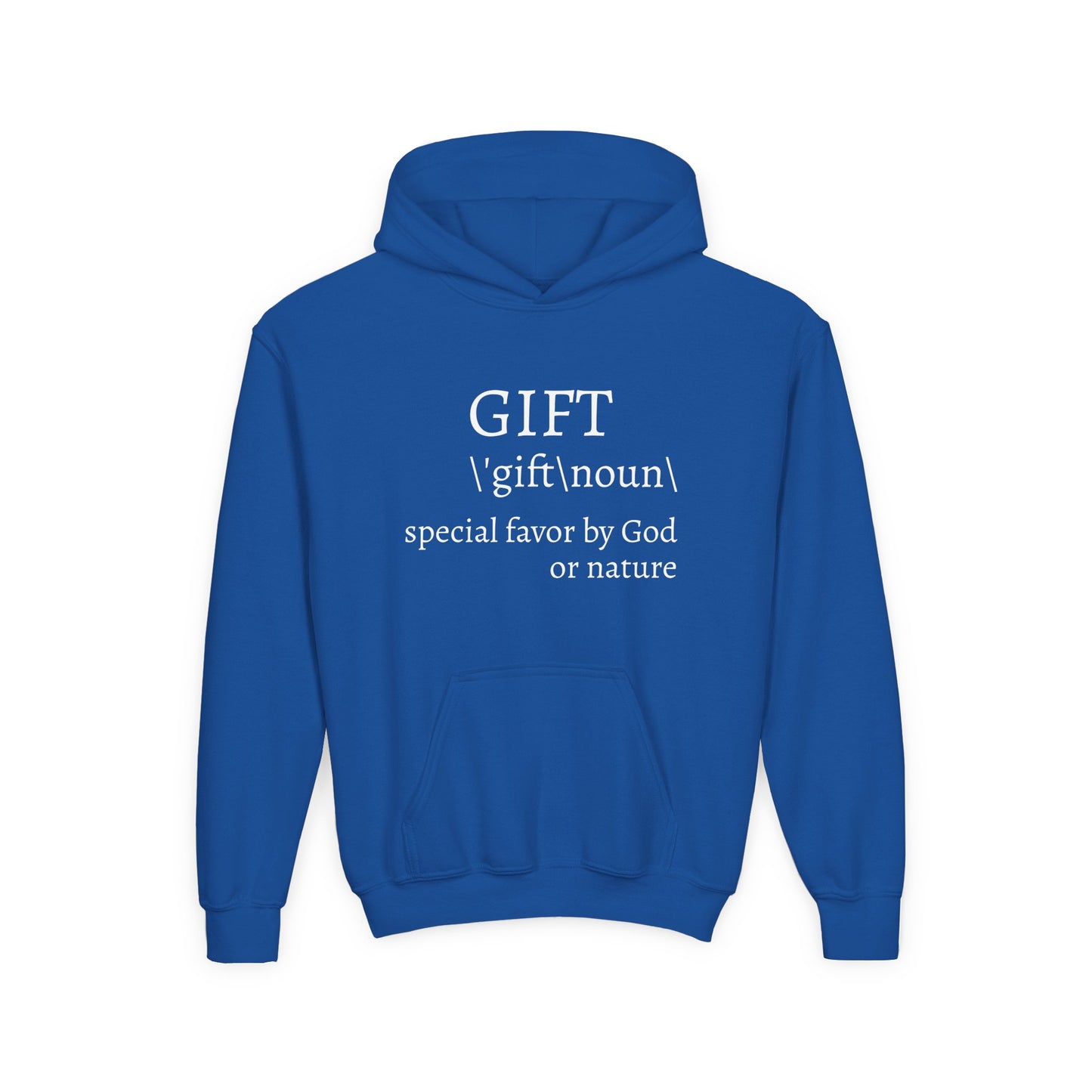Inspirational Gift Hoodie for Youth - Special Favor by God