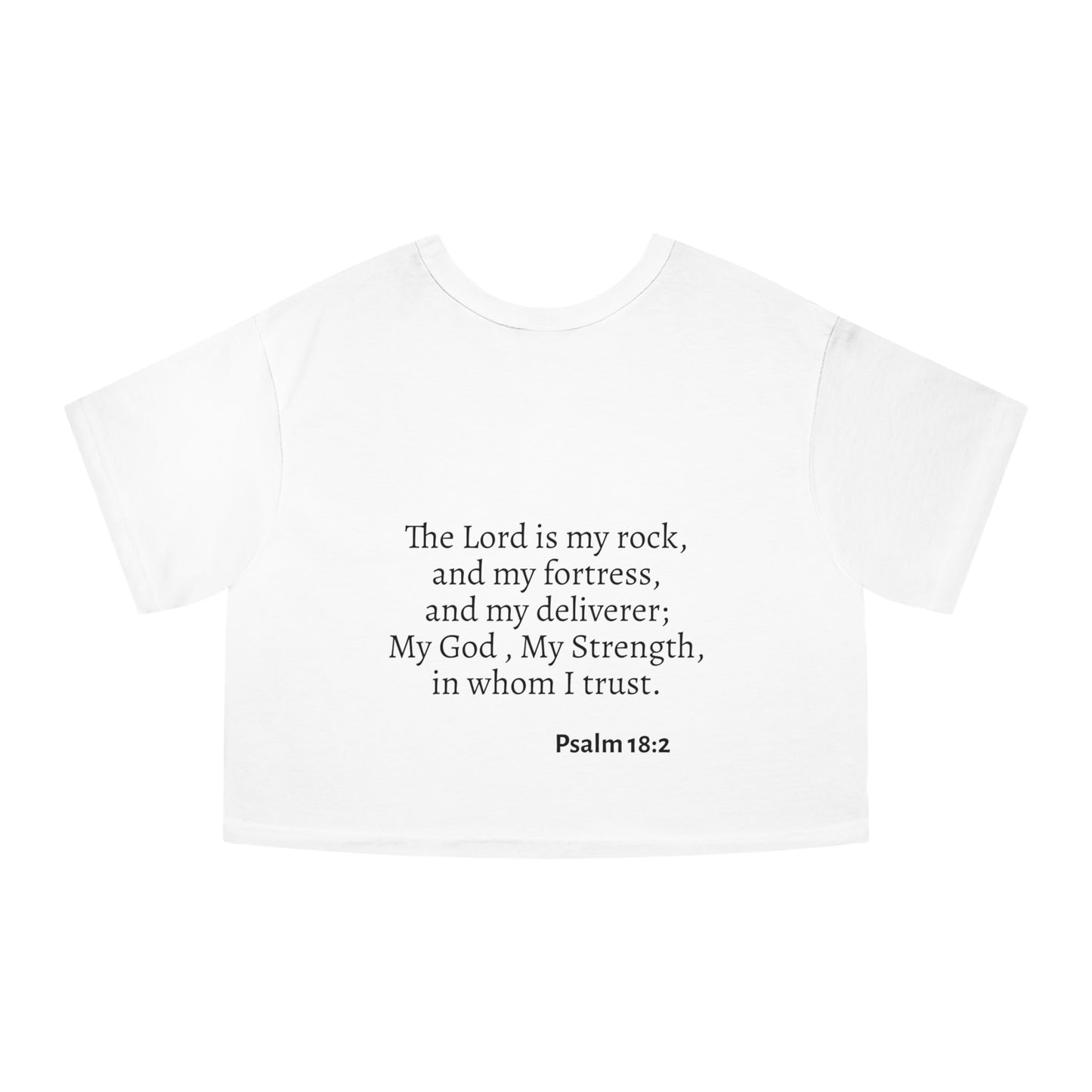 Empowering Cropped T-Shirt: STRENGTH Design