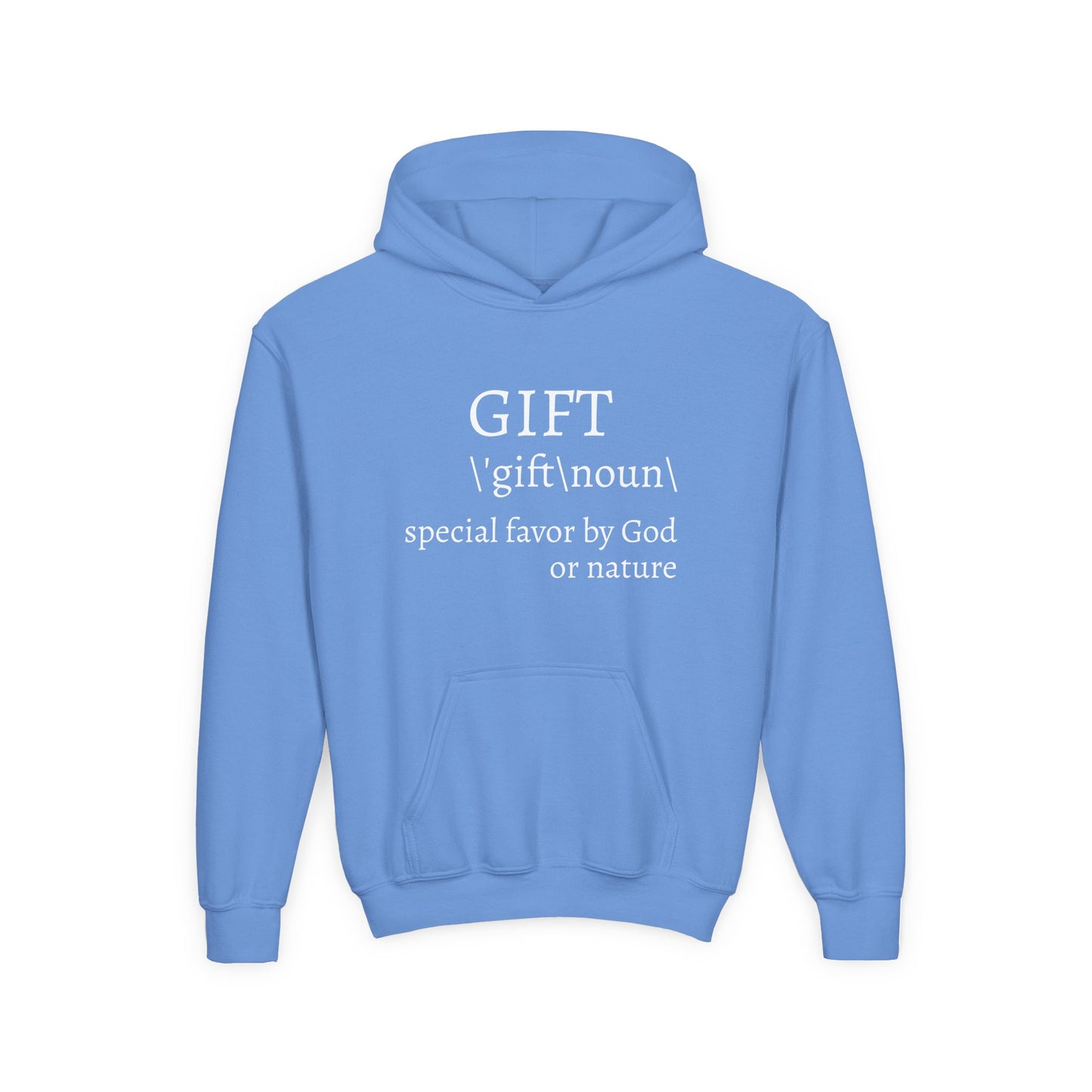 Inspirational Gift Hoodie for Youth - Special Favor by God
