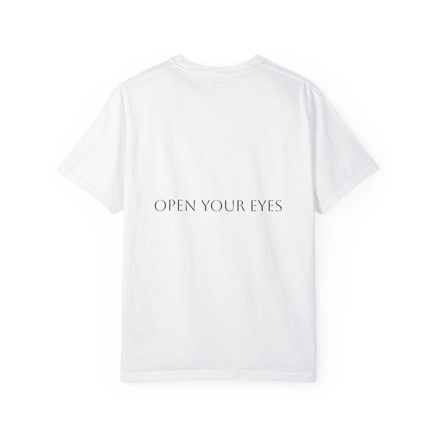 Sunset Vibes Graphic Tee - 'Open Your Eyes' Inspirational Unisex T-shirt