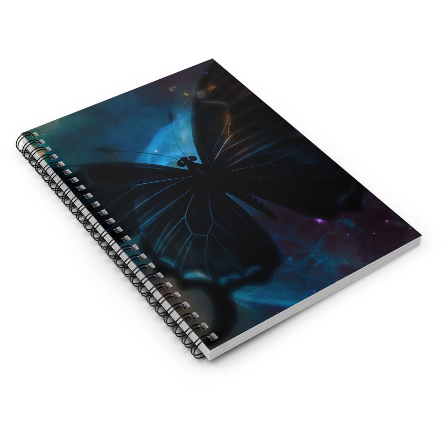 Celestial Butterfly Spiral Notebook - Ruled Line | Inspirational Journaling & Note-taking