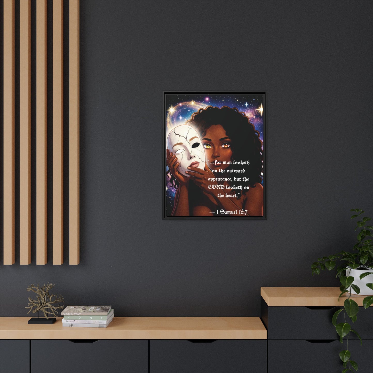 The Heart by Bleu Matte Canvas