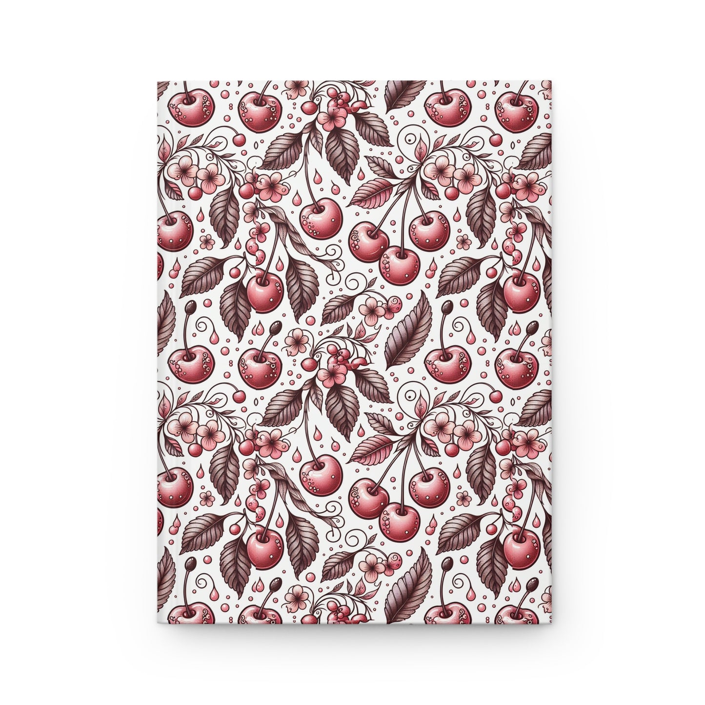 Vintage Cherry Blossom Hardcover Journal - Elegant Floral Design