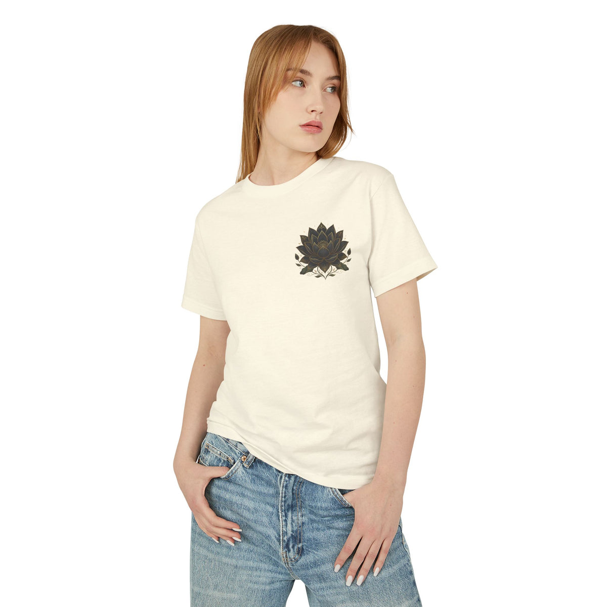 Zen Master Graphic Tee_Anime_FanArt — Meditation Lotus Vintage-Style Cotton T-Shirt