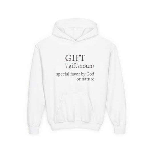 Inspirational Gift Hoodie for Youth - Special Favor by God