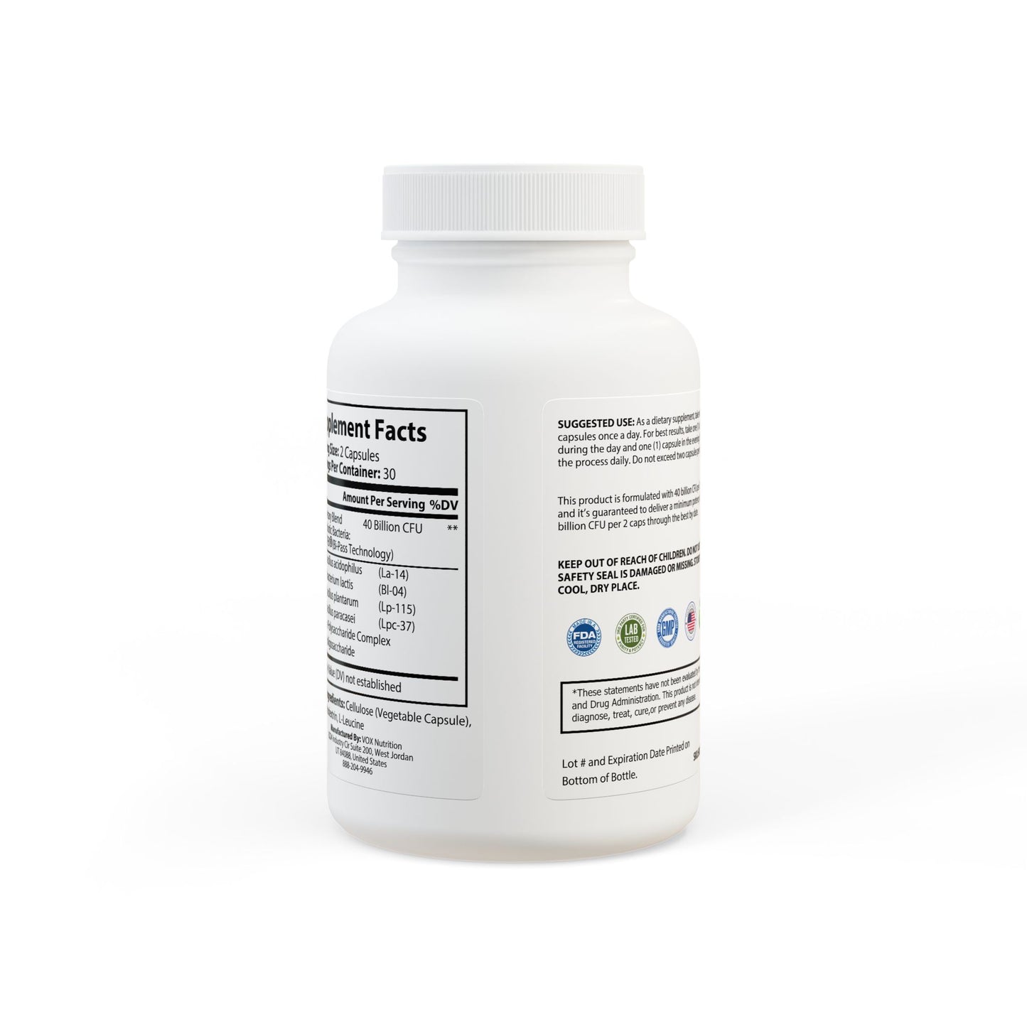 GOOD KARMA. Probiotics Supplement (60 Capsules)