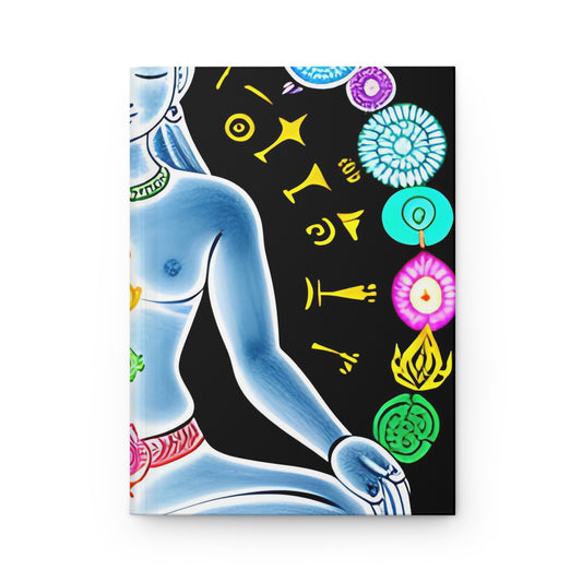 Vibrant Yoga-Inspired Hardcover Journal for Mindfulness & Creativity