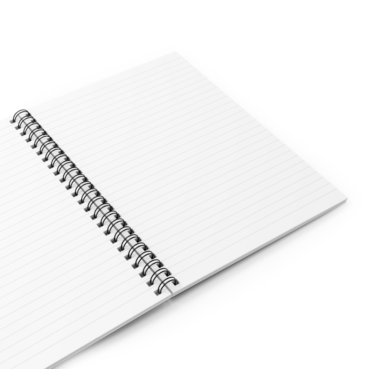 Artistic Spiral Notebook with Ruled Lines - Empowering Goddess Design