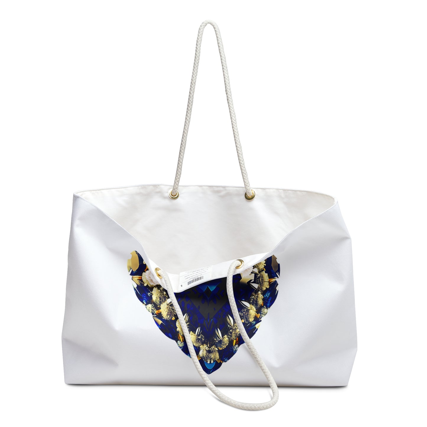Elegant Flower Heart Weekender Bag - Perfect for Travel and Special Occasions
