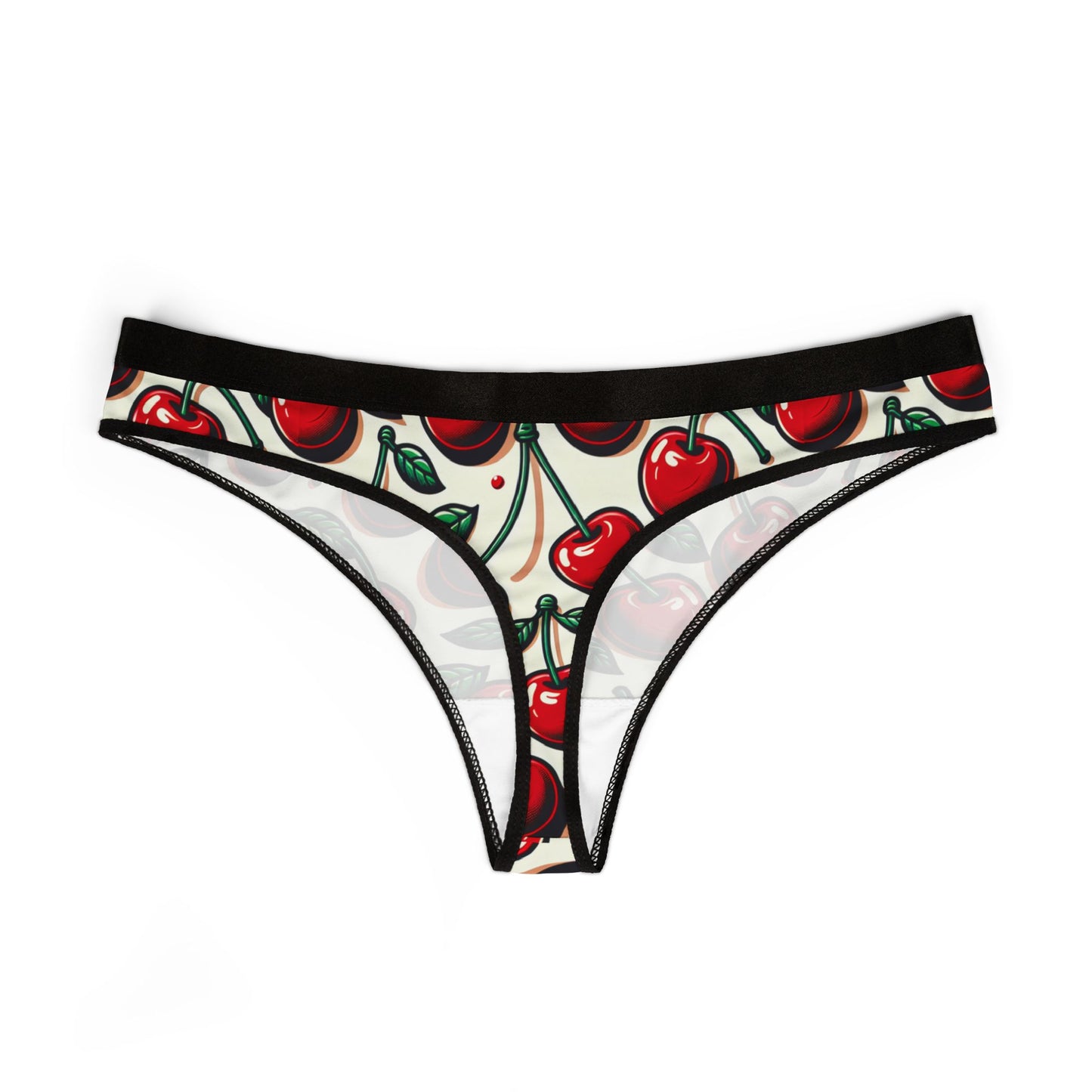 Cherry Print Women's Thongs - Fun & Flirty Lingerie