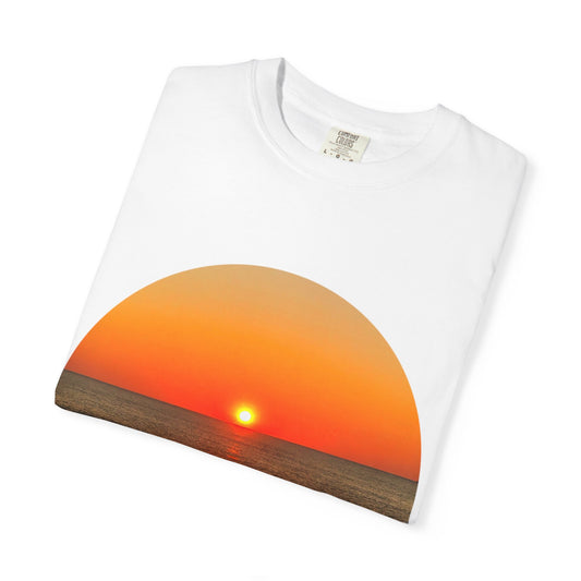 Sunset Vibes Graphic Tee - 'Open Your Eyes' Inspirational Unisex T-shirt