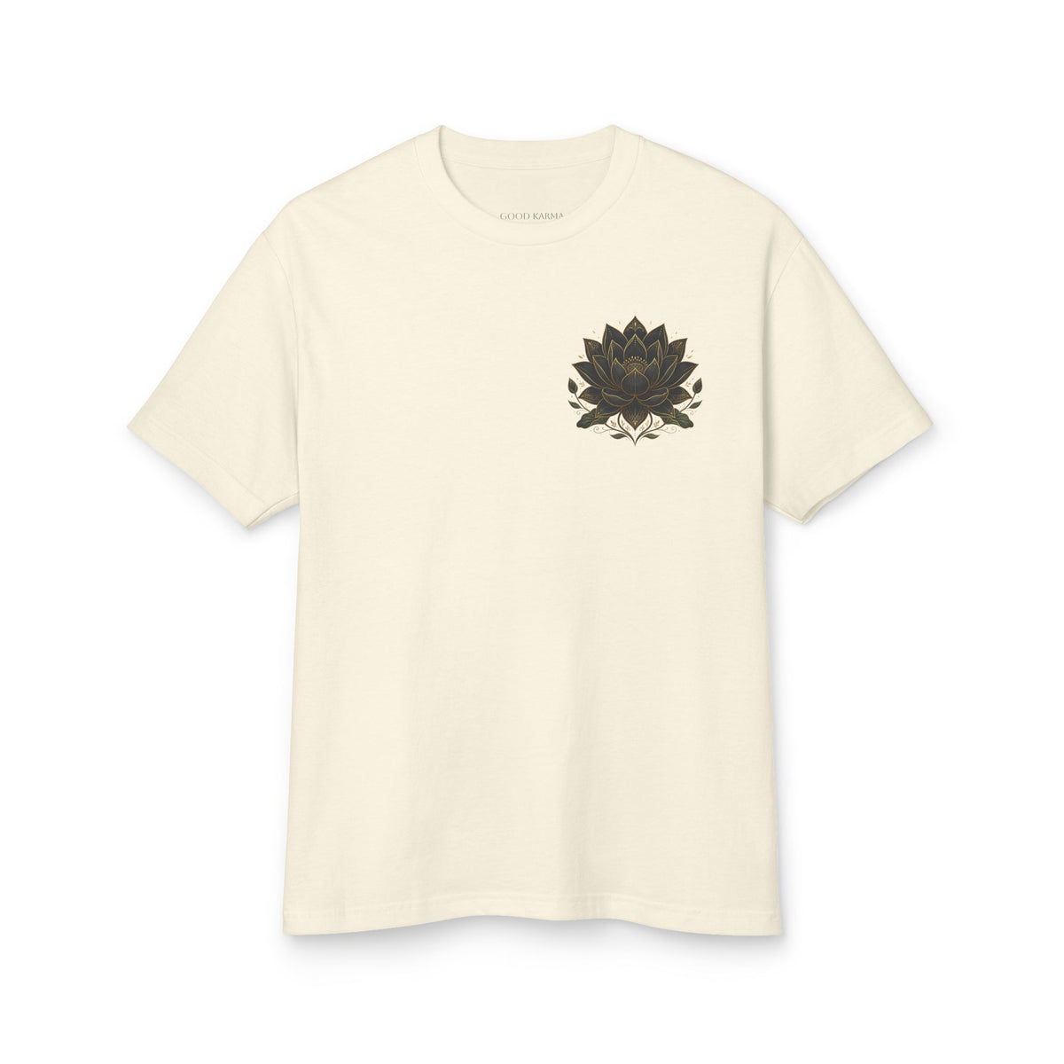 Zen Master Graphic Tee_Anime_FanArt — Meditation Lotus Vintage-Style Cotton T-Shirt