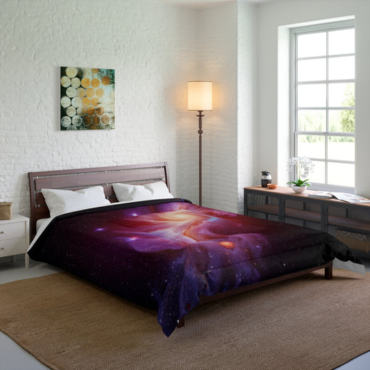 Galaxy Swirl Comforter - Cosmic Bedding for Space Lovers