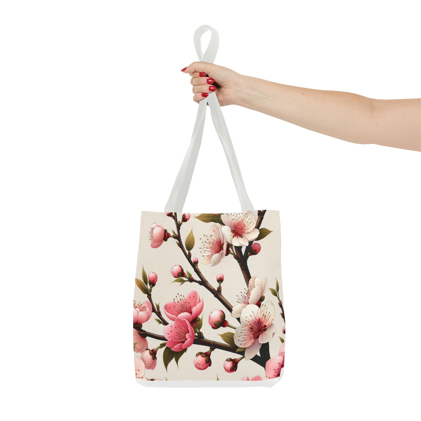 Blossom Floral Tote Bag, Chic Floral Handbag, Personalized Gift for Women, Eco-Friendly Shopping Bag, Spring Floral Purse