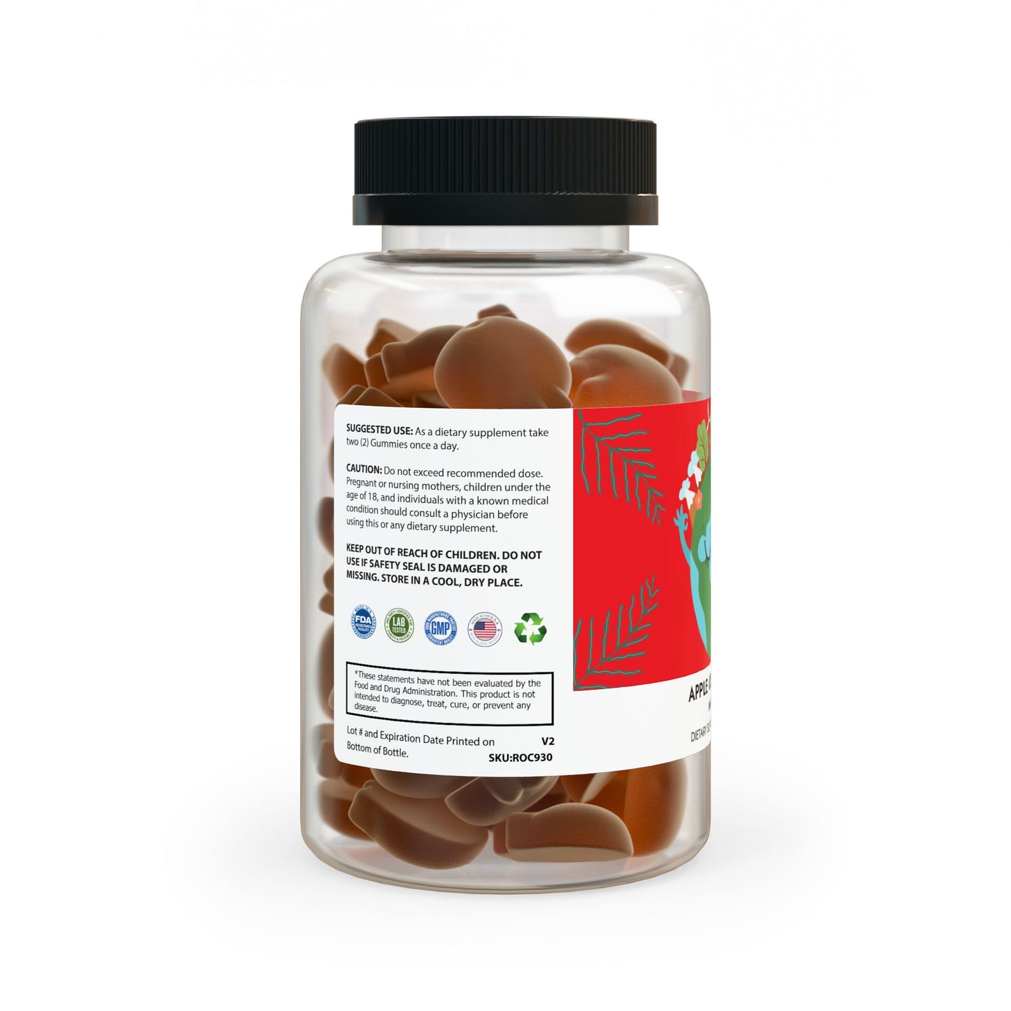 GOOD KARMA. Apple Cider Vinegar Gummies (60 Gummies)