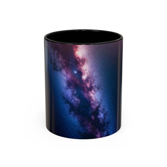 Galaxy Accent Coffee Mug | Astronomy-Inspired Ceramic | Space Lover Gift