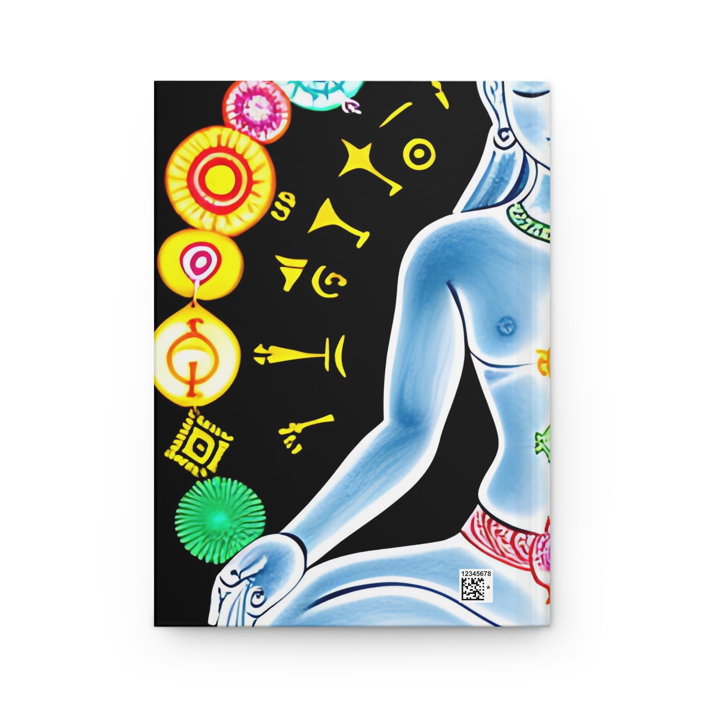 Vibrant Yoga-Inspired Hardcover Journal for Mindfulness & Creativity