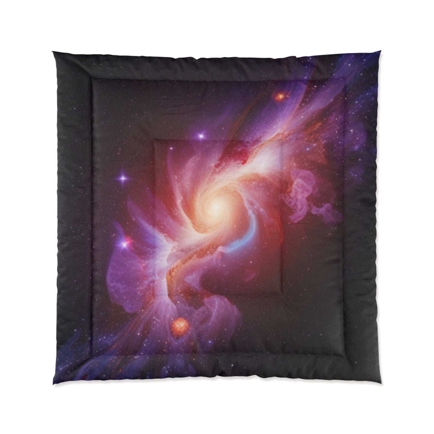 Galaxy Swirl Comforter - Cosmic Bedding for Space Lovers