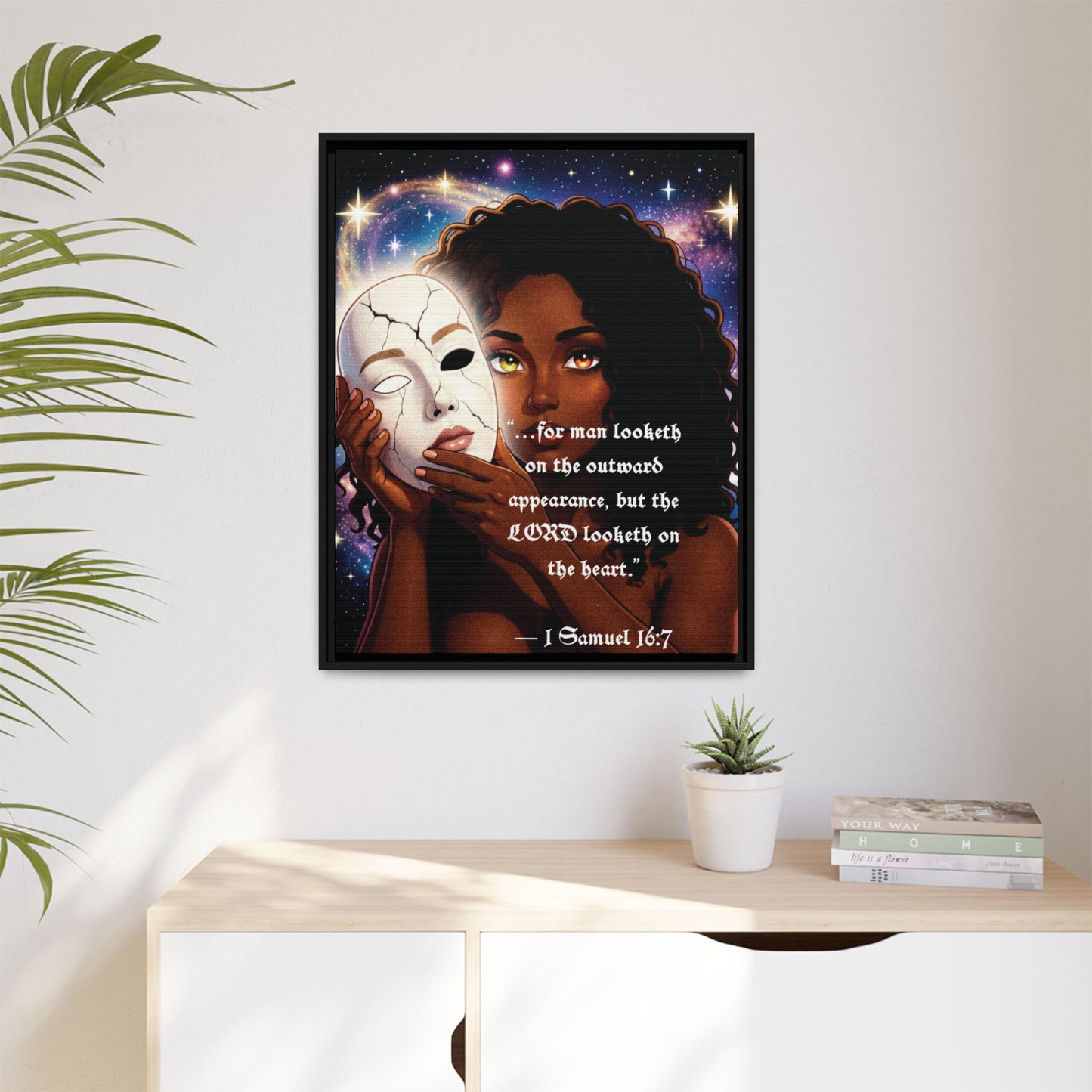 The Heart by Bleu Matte Canvas