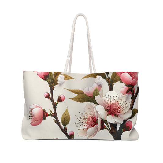 Floral Weekender Bag - Stylish Travel Tote for Weekend Getaways
