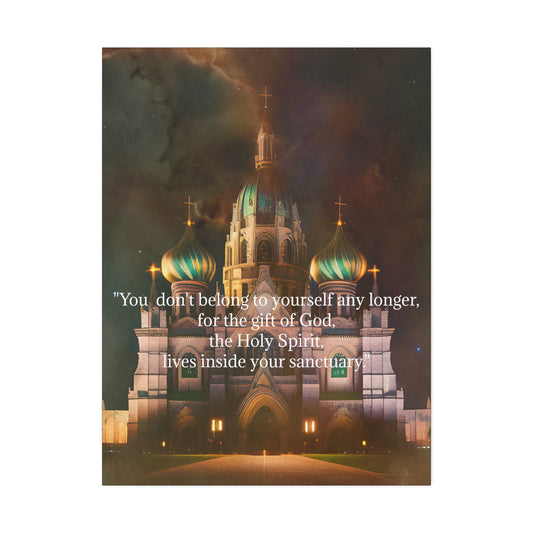 Inspirational Canvas Wall Art - Spiritual Quote Print - 1.5' Stretched Canvas Decor