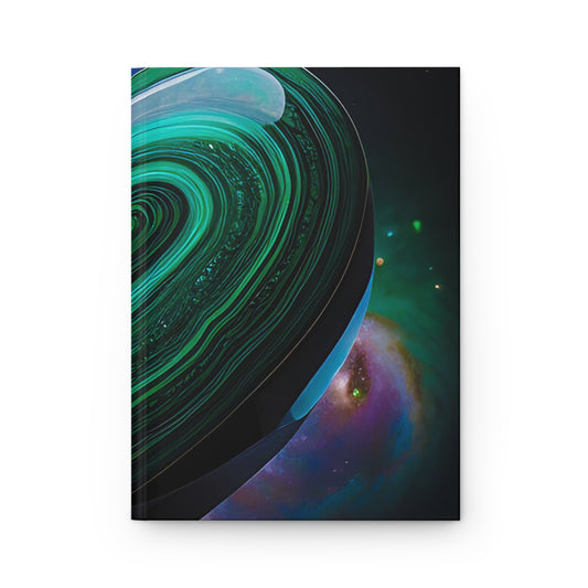 Cosmic Heart Hardcover Journal – Matte Finish, Inspirational Notebook