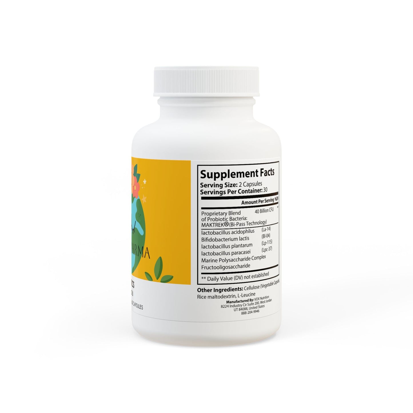 GOOD KARMA. Probiotics Supplement (60 Capsules)