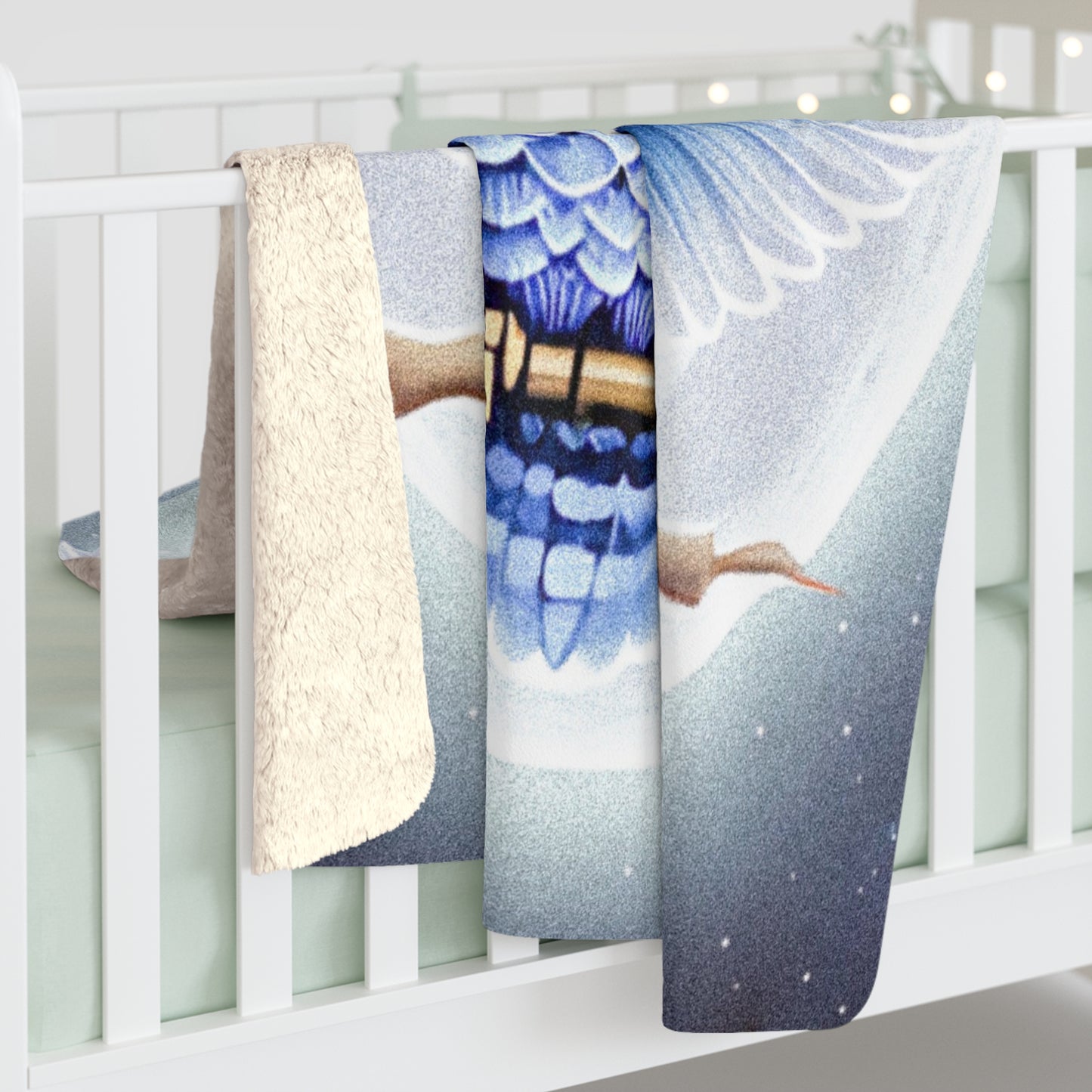 Owl Dreamer Sherpa Fleece Blanket - Cozy Decorative Throw for Home Decor