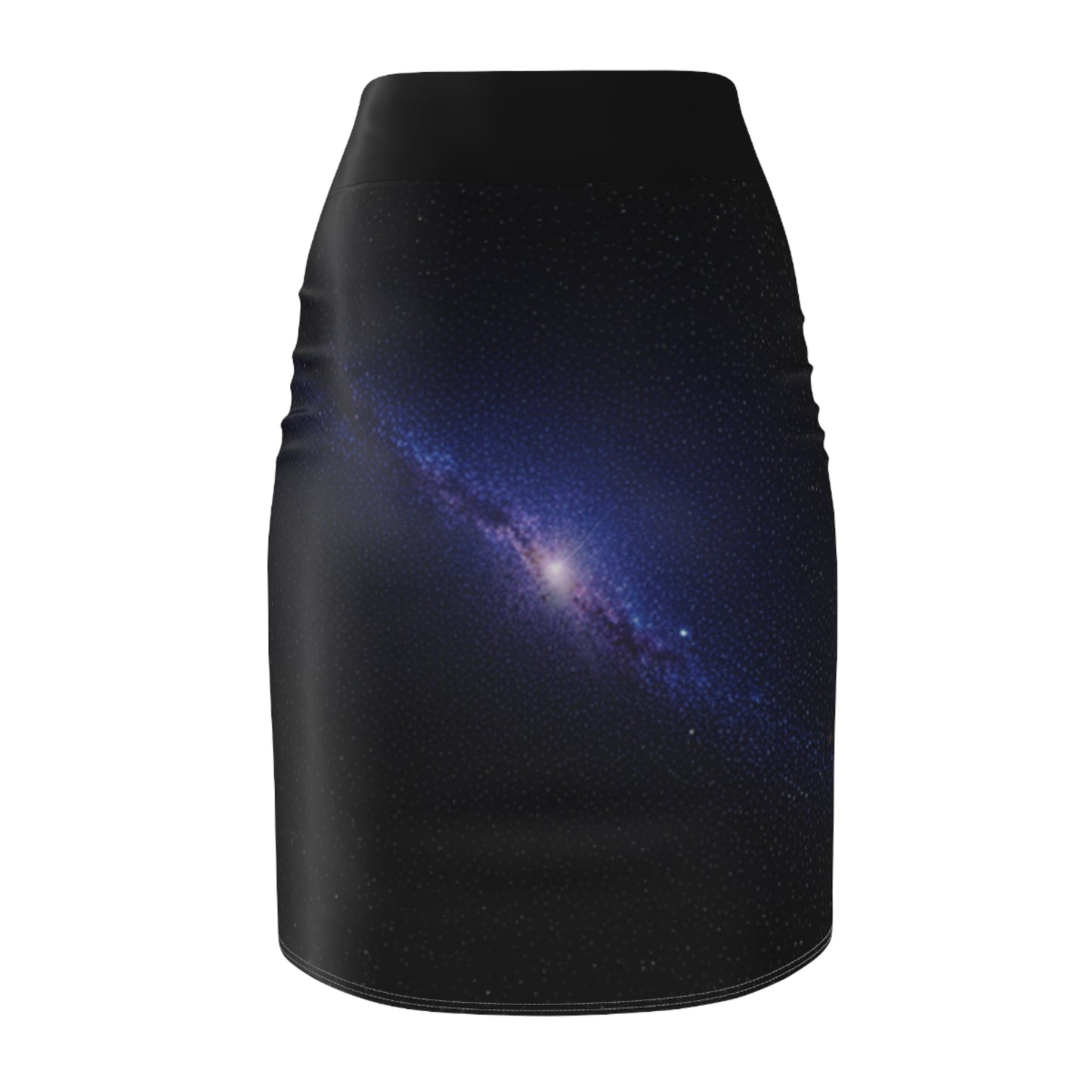 Galaxy-Themed Women's Pencil Skirt - Stylish Cosmic Fashion