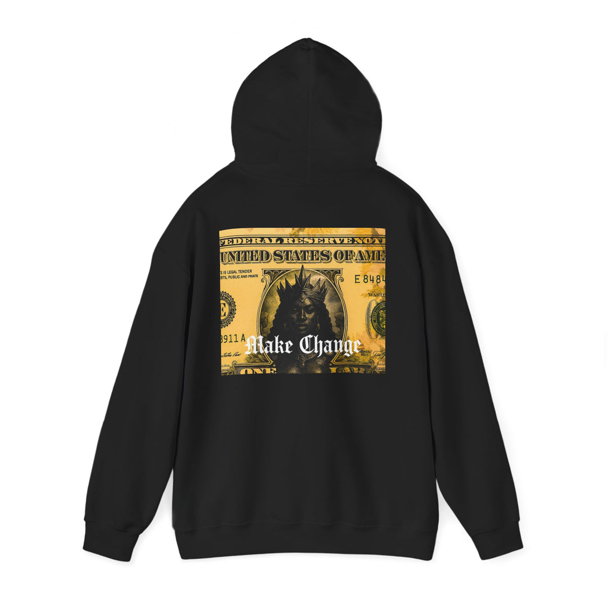 Money Change Hoodie — Graphic Dollar Bill 'Make Change' Streetwear Hoodie