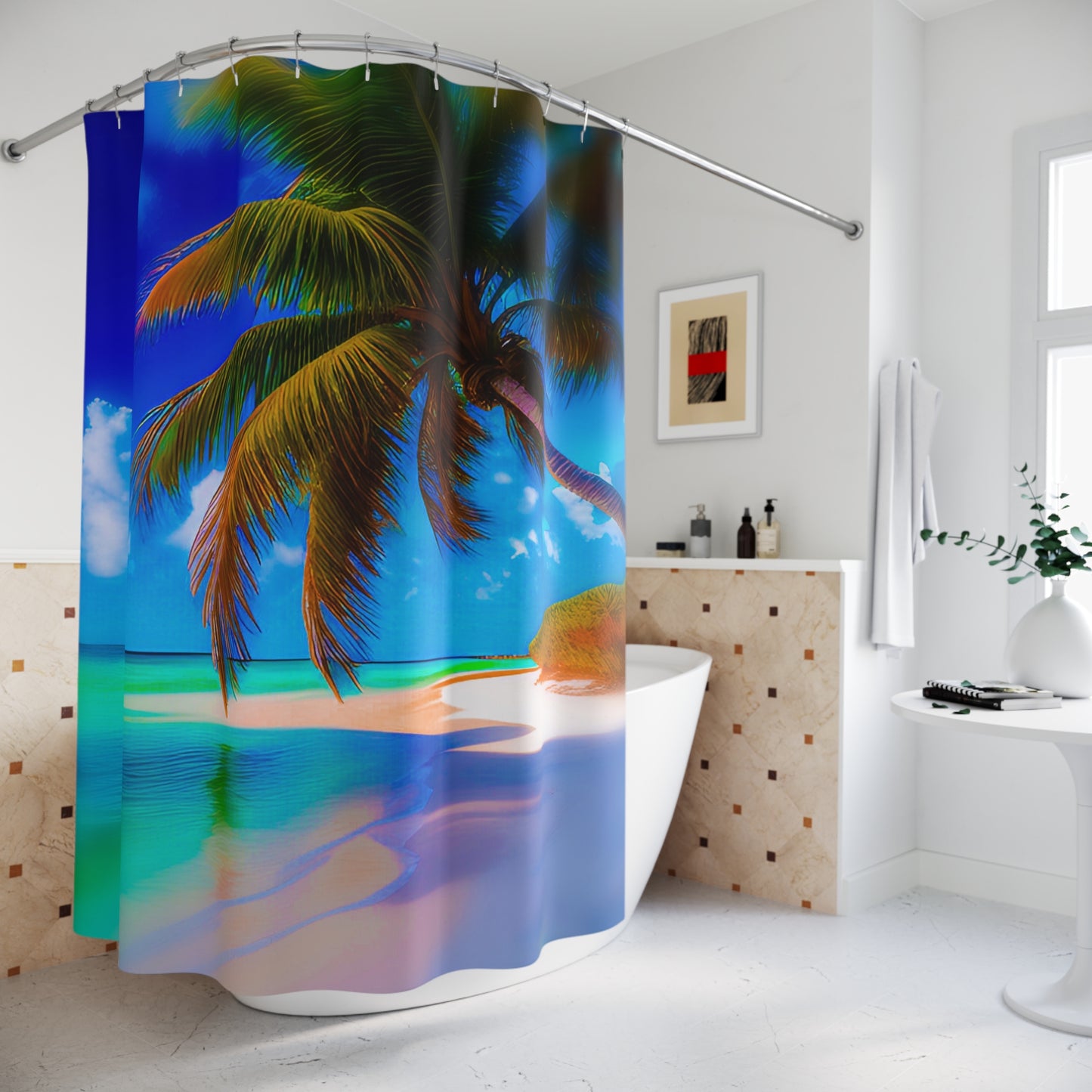 Tropical Paradise Shower Curtain - Enhance Your Bathroom Decor
