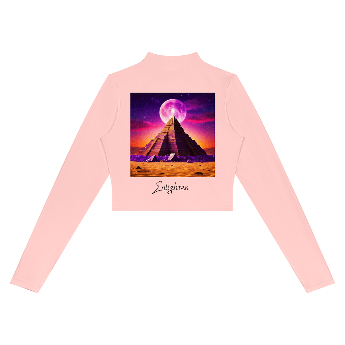 Enlighten Women’s Crop Yoga Sports Jacket