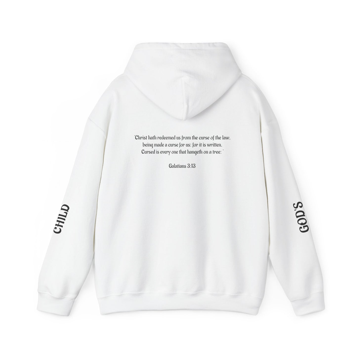 Inspirational Faith Hoodie - Unisex Heavy Blend Sweatshirt with Biblical Quote