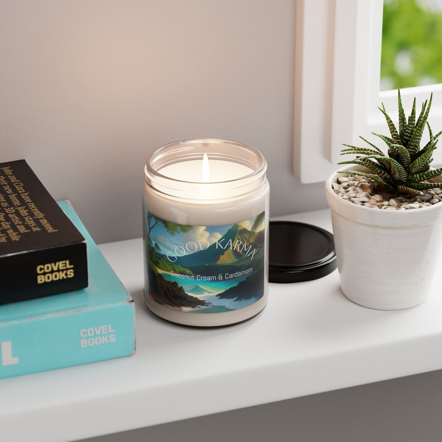 GOOD KARMA. Scented Soy Candle, 9oz