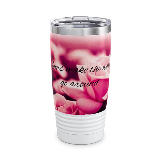 Inspirational Mom Ringneck Tumbler | Floral 20oz Travel Mug