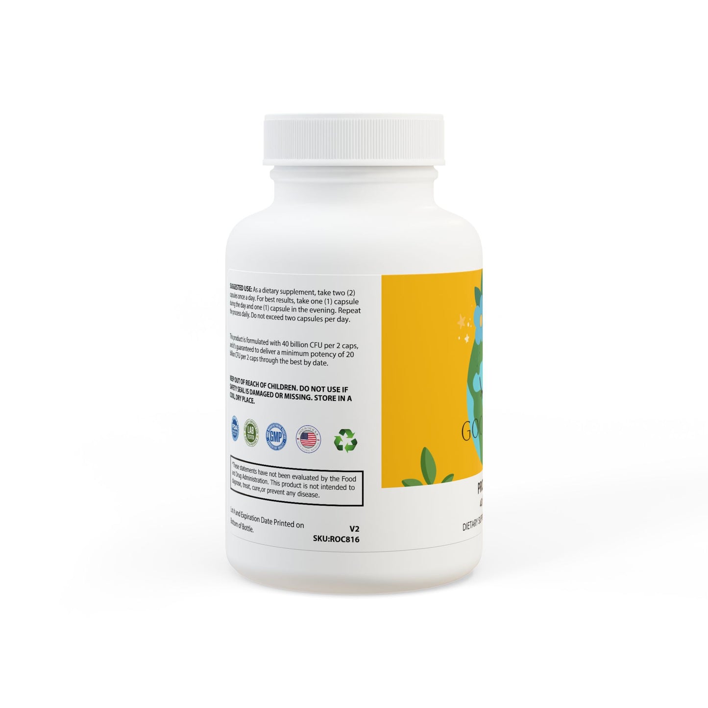 GOOD KARMA. Probiotics Supplement (60 Capsules)