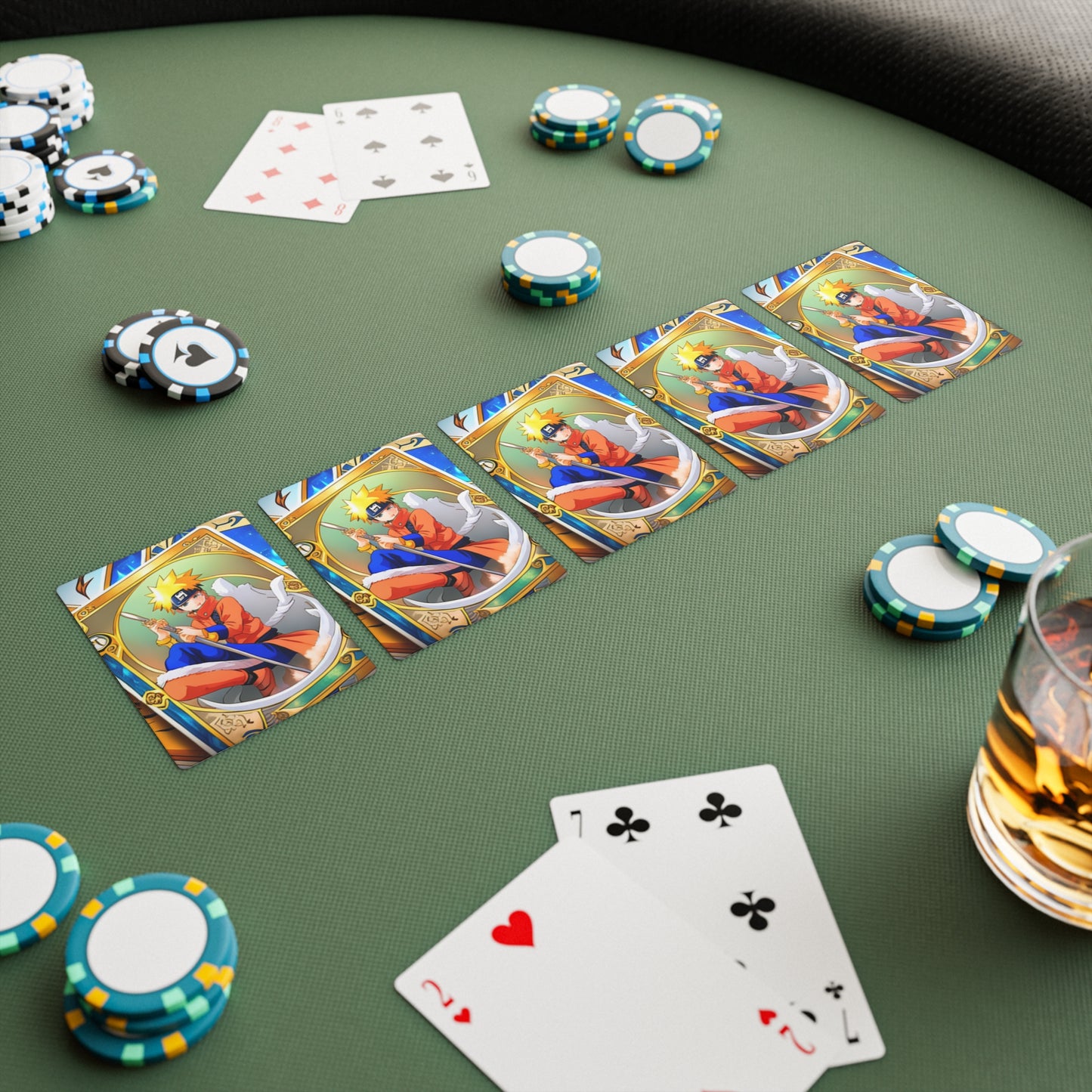 Anime-Inspired Poker Cards Set - Perfect for Game Night & Collectors