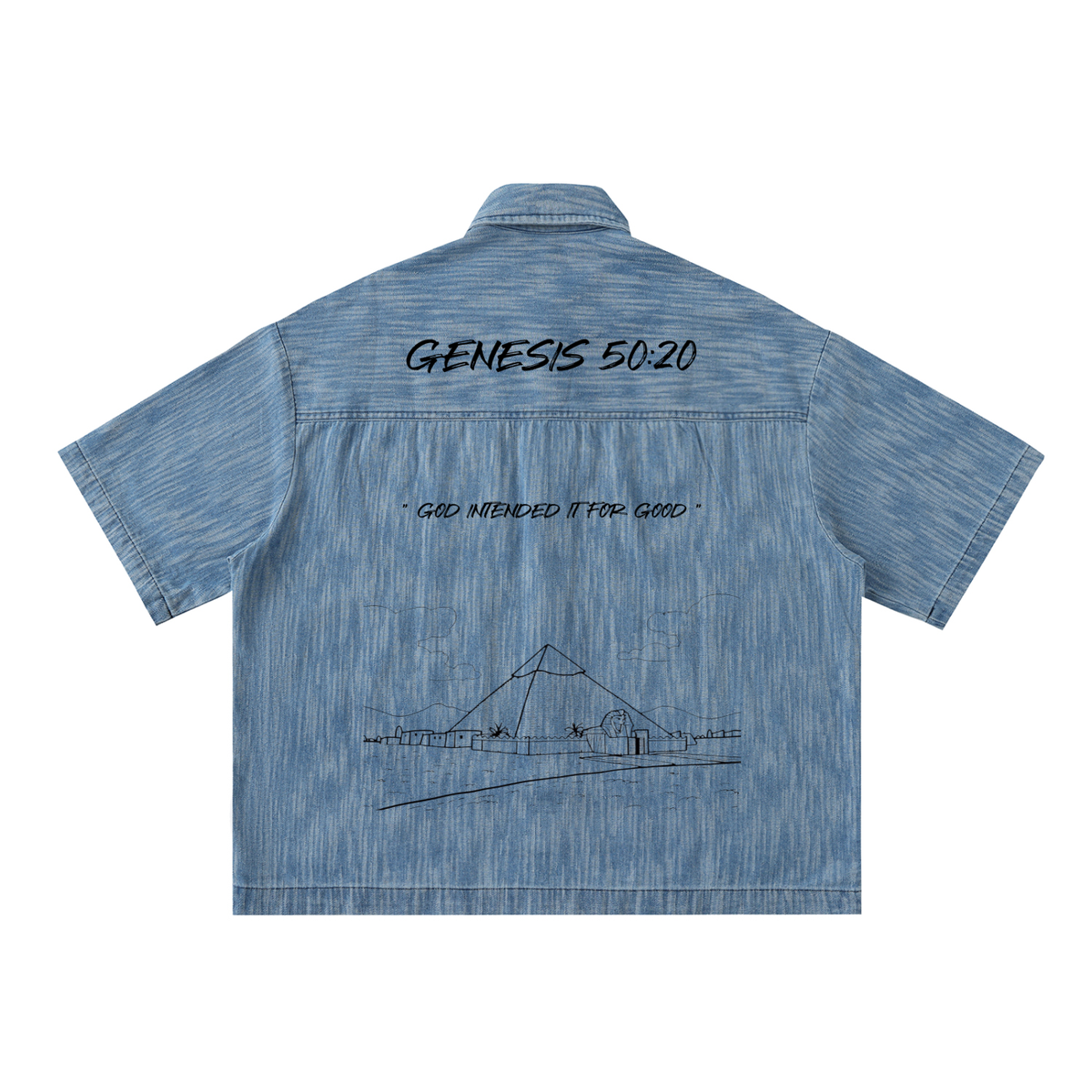 OverComer Distressed Wash Short-Sleeve Shirt