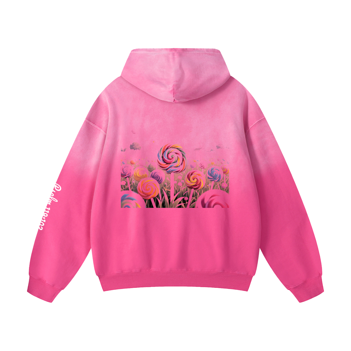 Sweet Word-Heavyweight Sunfade Oversized Hoodie