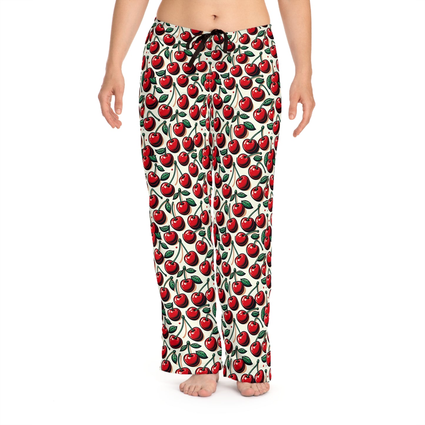 Cherry Print Women's Pajama Pants – Cozy & Cute Loungewear