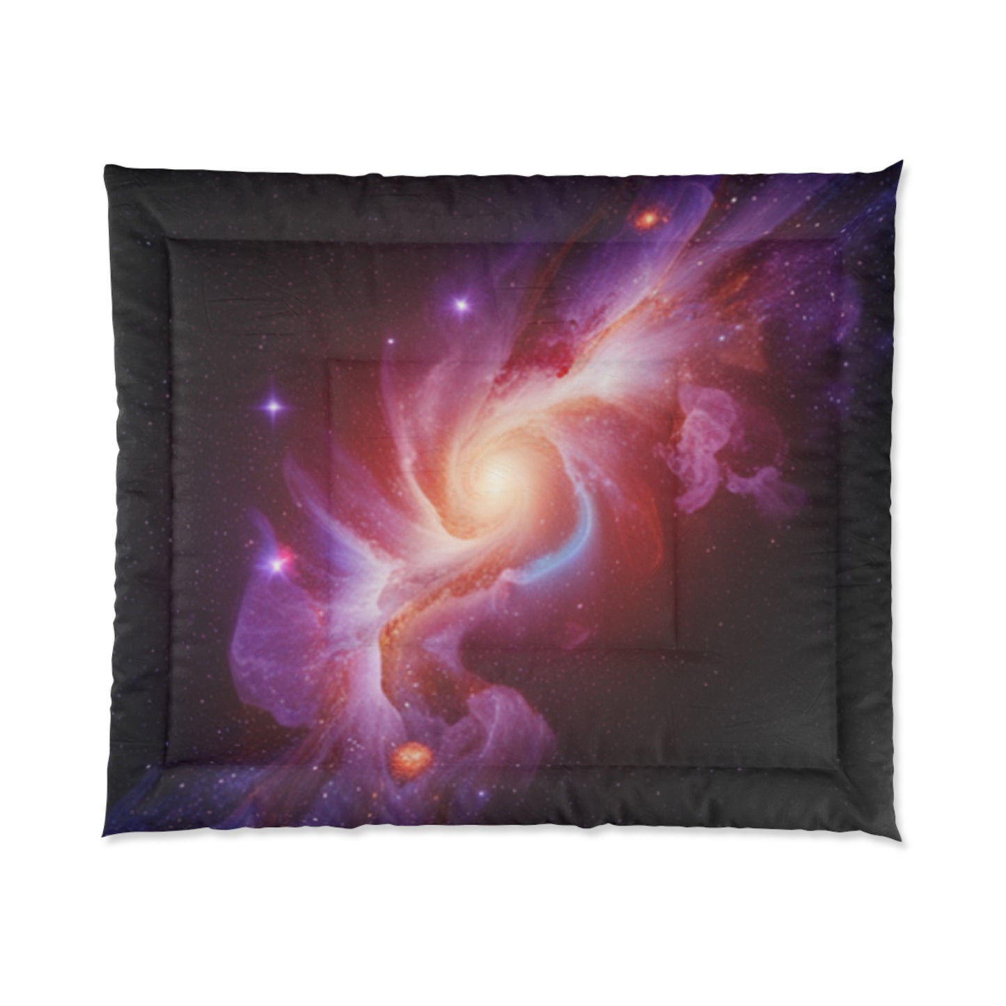 Galaxy Swirl Comforter - Cosmic Bedding for Space Lovers