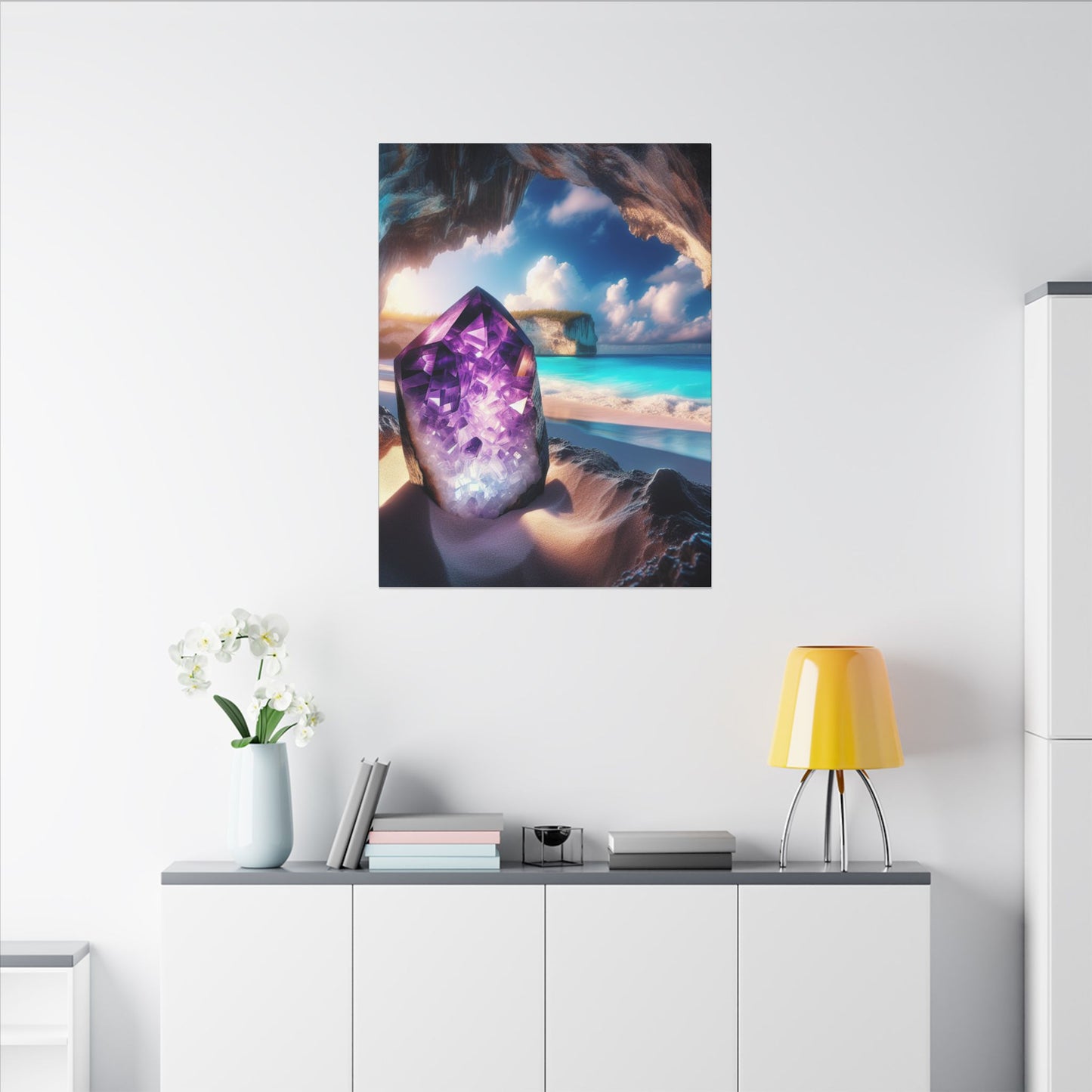 Amythest Oasis. Matte Canvas, Stretched, 0.75" (Multi-Size)