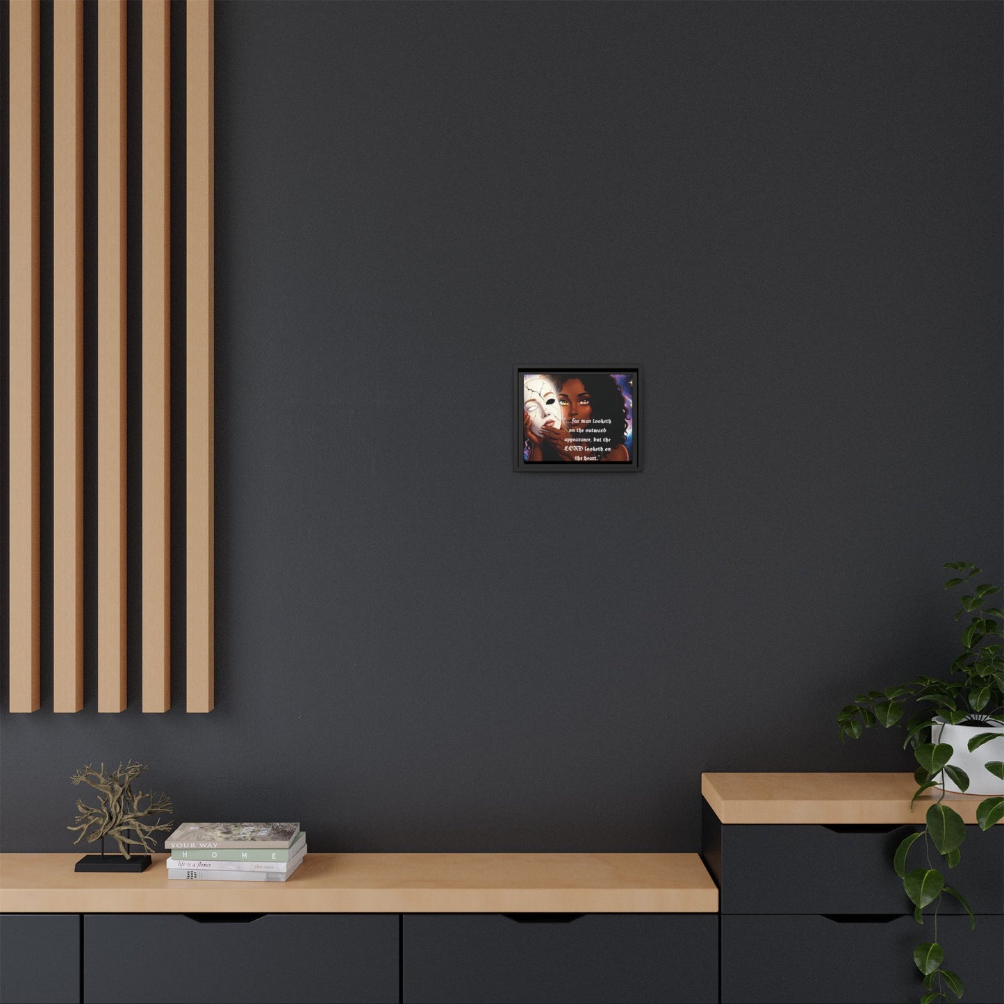 The Heart by Bleu Matte Canvas