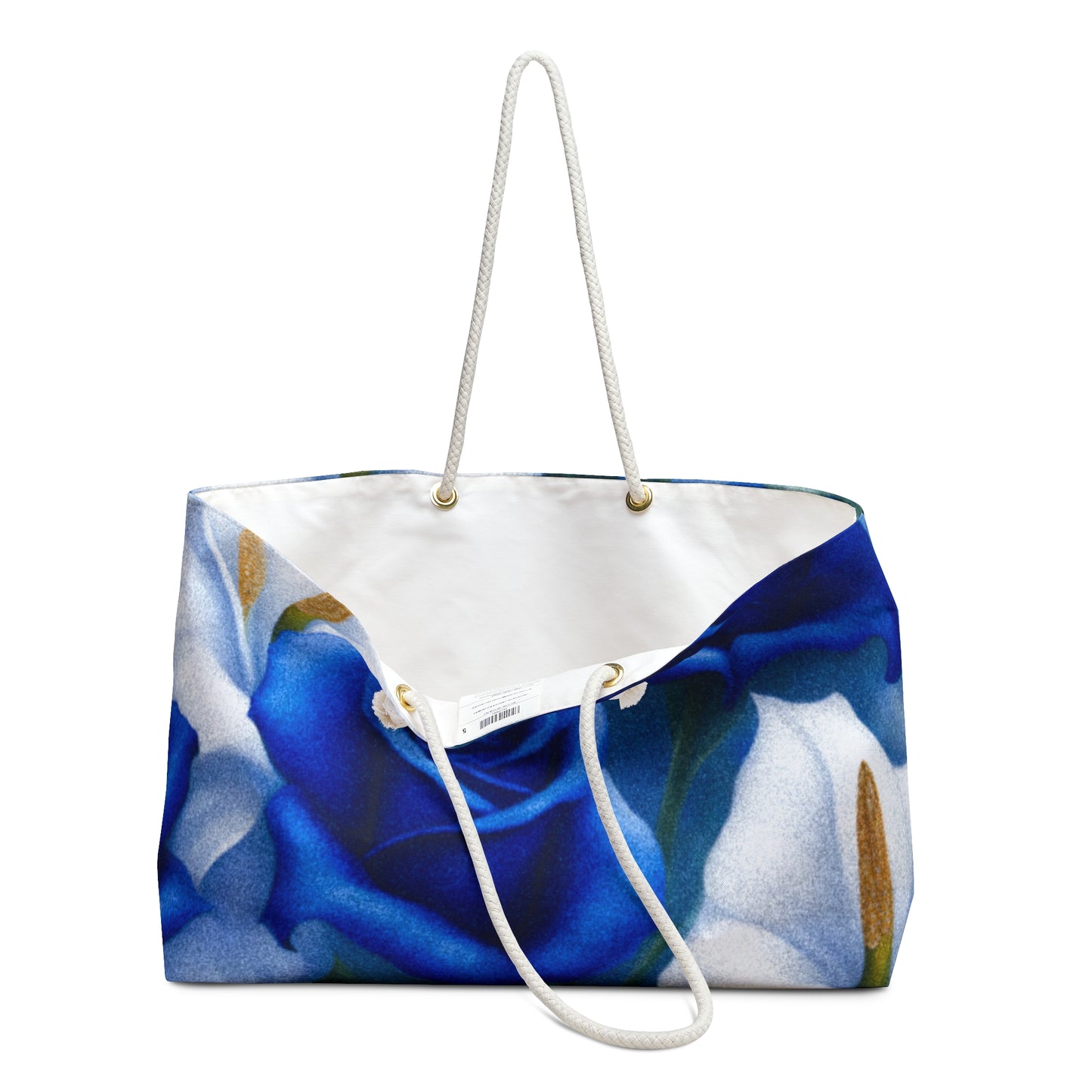 MOTHERS DAY \ Elegant Blue Rose Weekender Bag – Perfect for Travel and Getaways
