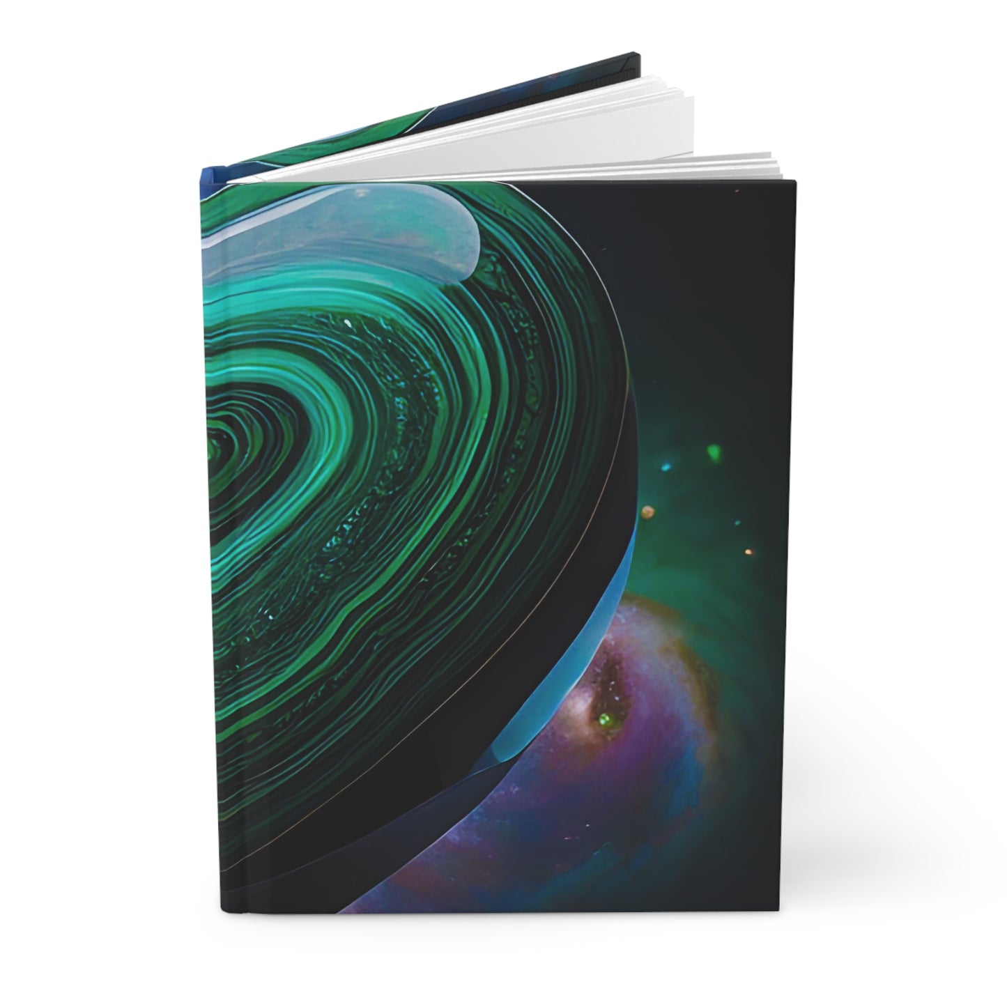 Cosmic Heart Hardcover Journal – Matte Finish, Inspirational Notebook